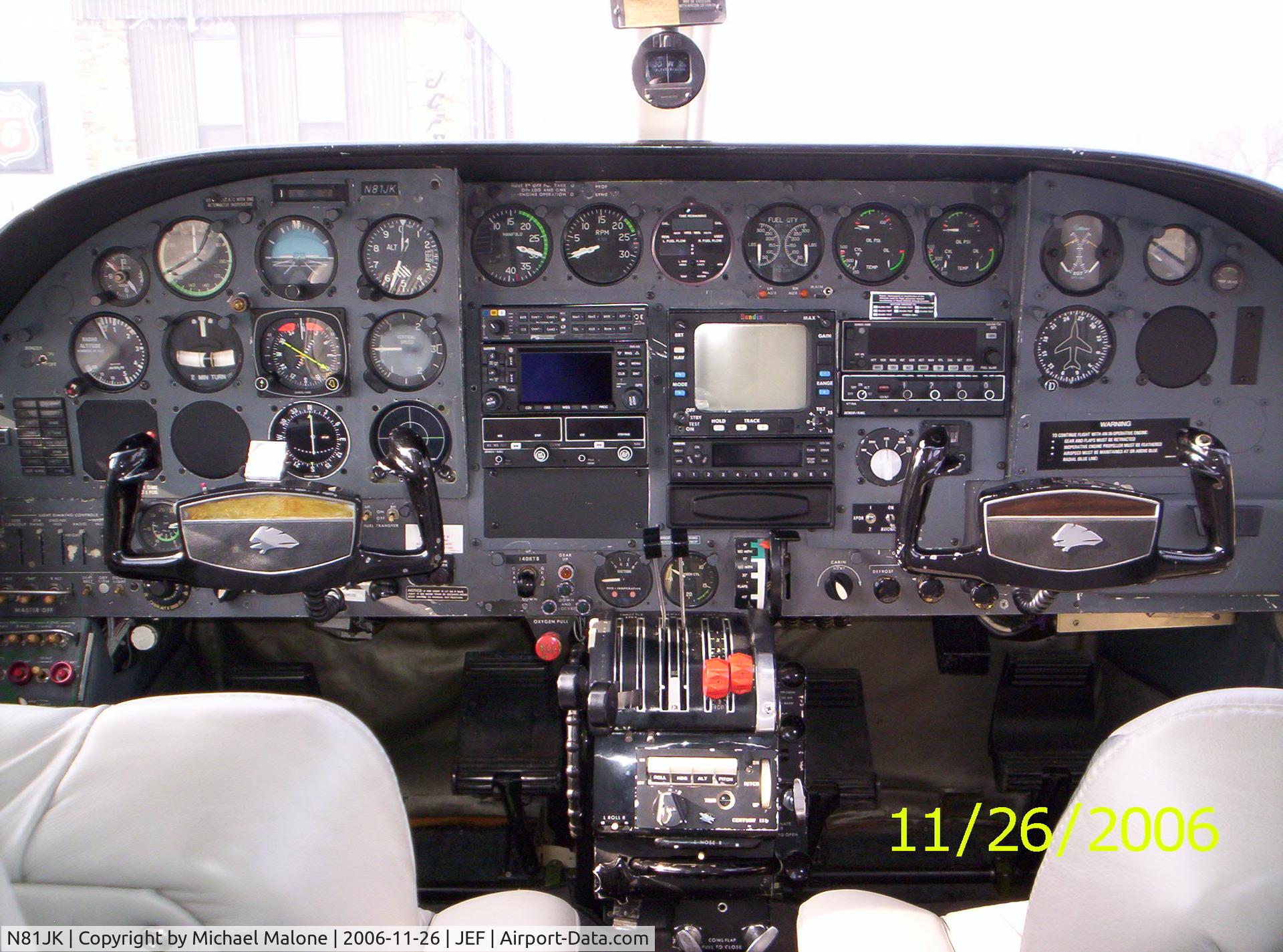 N81JK, 1969 Cessna 414 Chancellor C/N 414-0027, Cessna 414