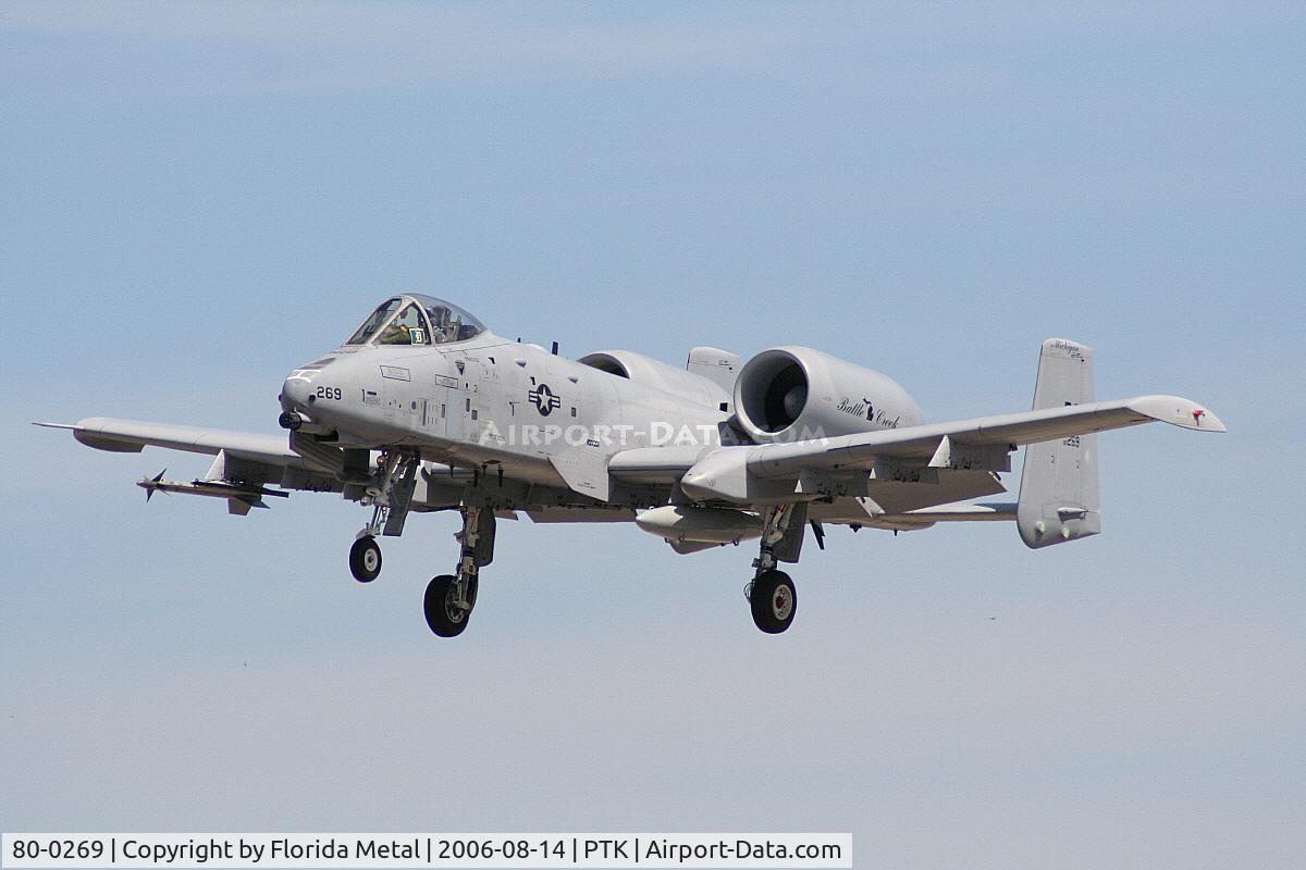 80-0269, 1980 Fairchild Republic A-10A Thunderbolt II C/N A10-0619, A-10