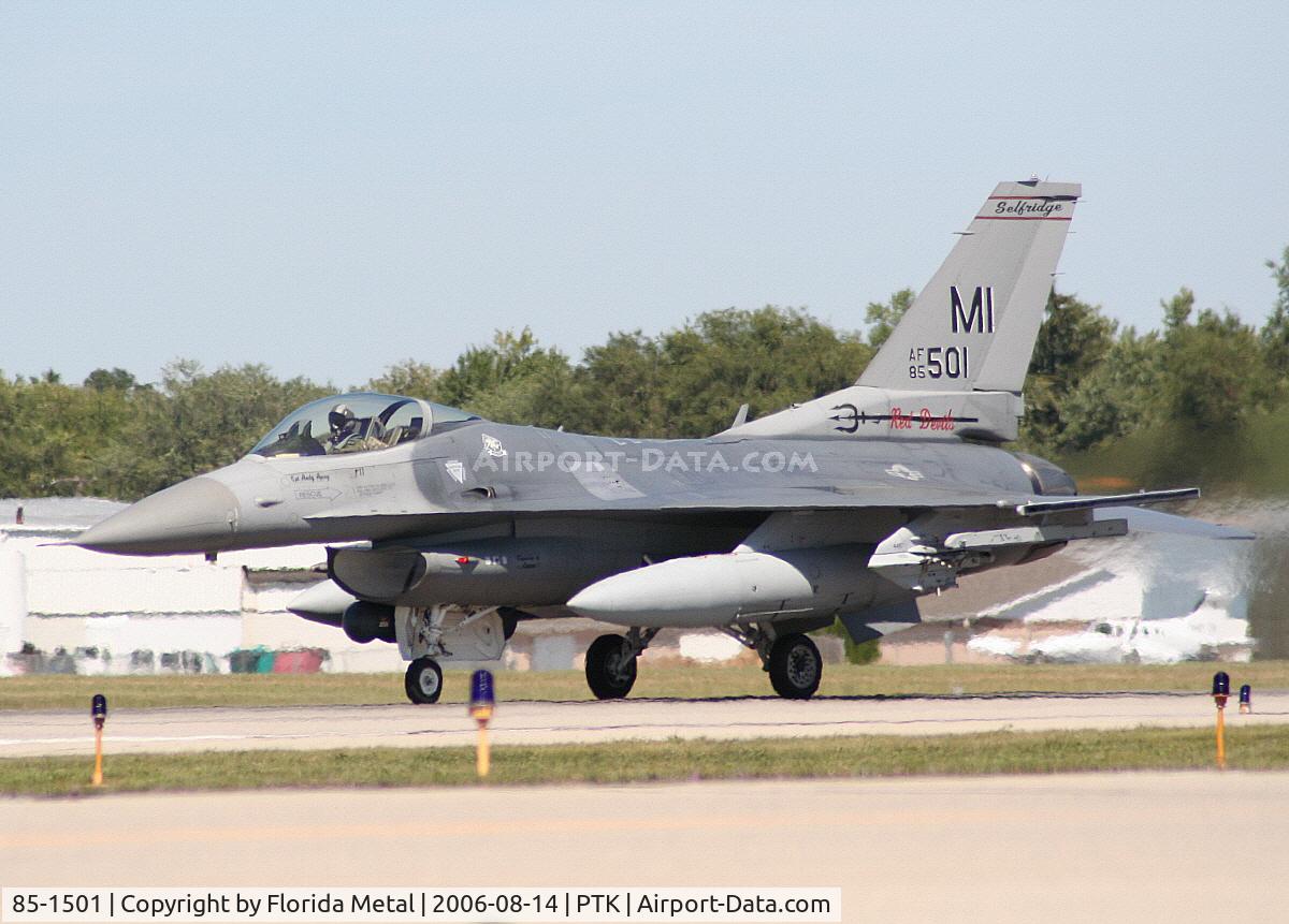 85-1501, 1985 General Dynamics F-16C Fighting Falcon C/N 5C-281, F-16