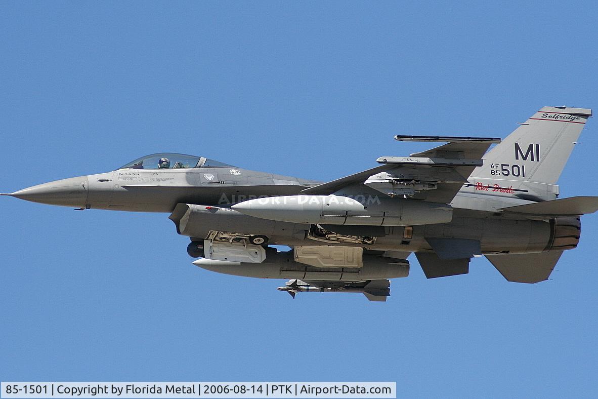 85-1501, 1985 General Dynamics F-16C Fighting Falcon C/N 5C-281, F-16