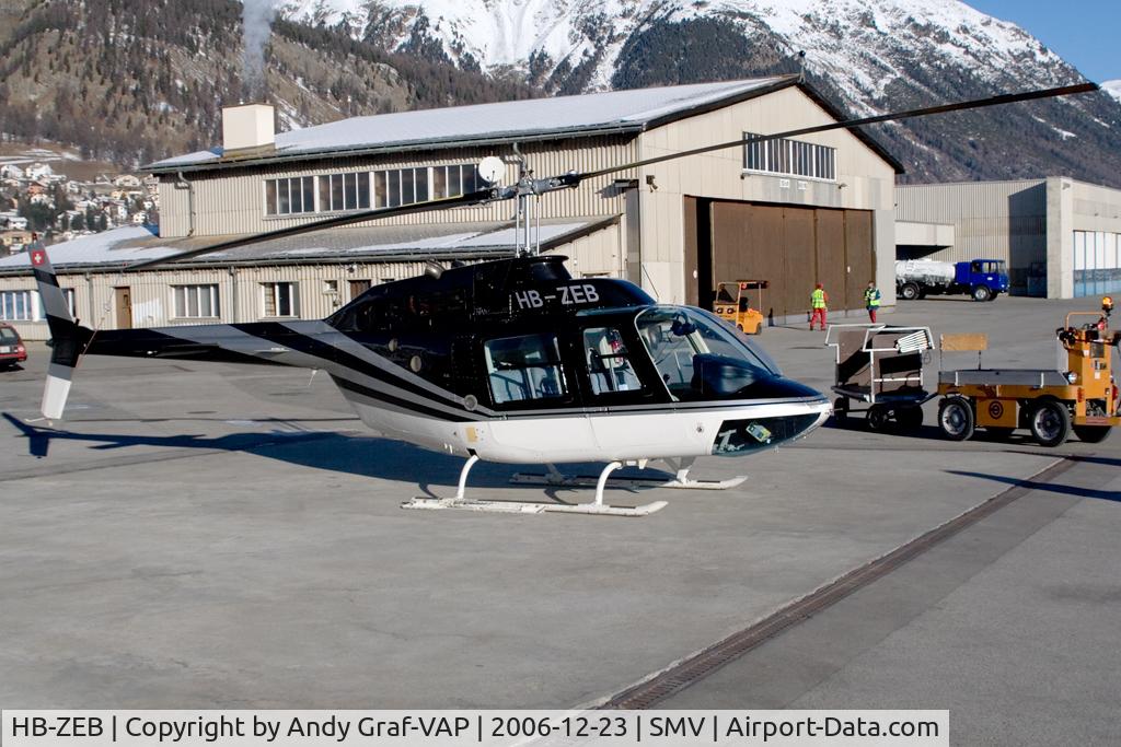 HB-ZEB, 1980 Bell 206B JetRanger III C/N 2959, Peligni SA Bell 206