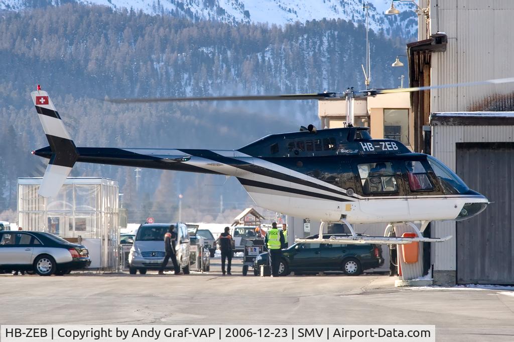 HB-ZEB, 1980 Bell 206B JetRanger III C/N 2959, Peligni SA Bell 206