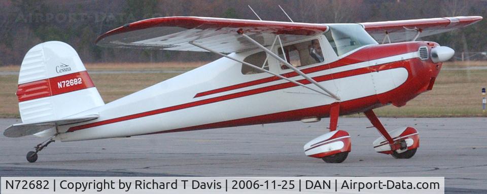 N72682, 1946 Cessna 120 C/N 9858, 1946 Cessna 120 in Danville Va.