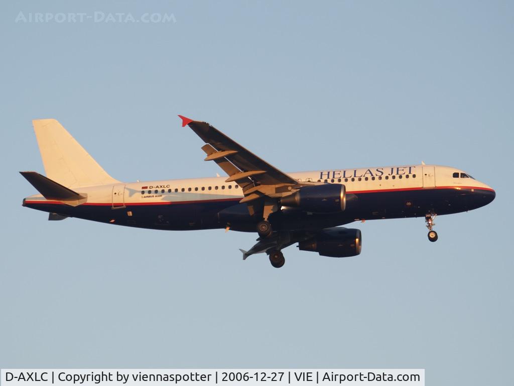 D-AXLC, 2001 Airbus A320-214 C/N 1564, Hellas Jet