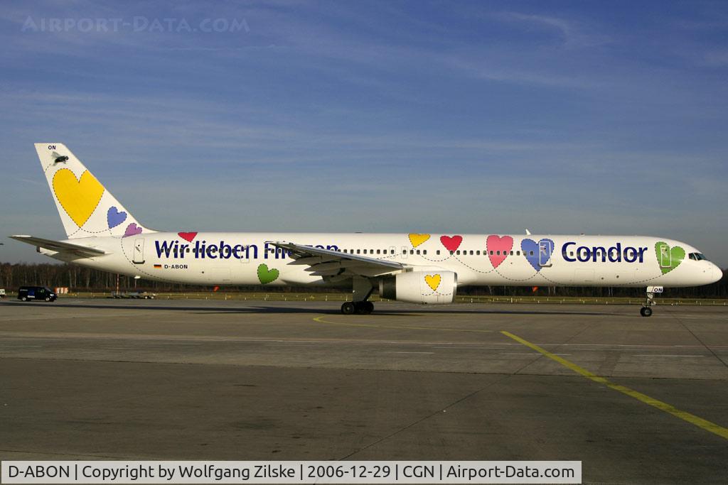 D-ABON, 2000 Boeing 757-330 C/N 29023, special c/s