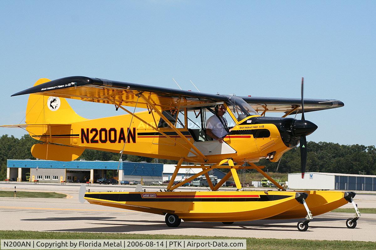N200AN, 2005 Aviat A-1B Husky C/N 2309, sea plane