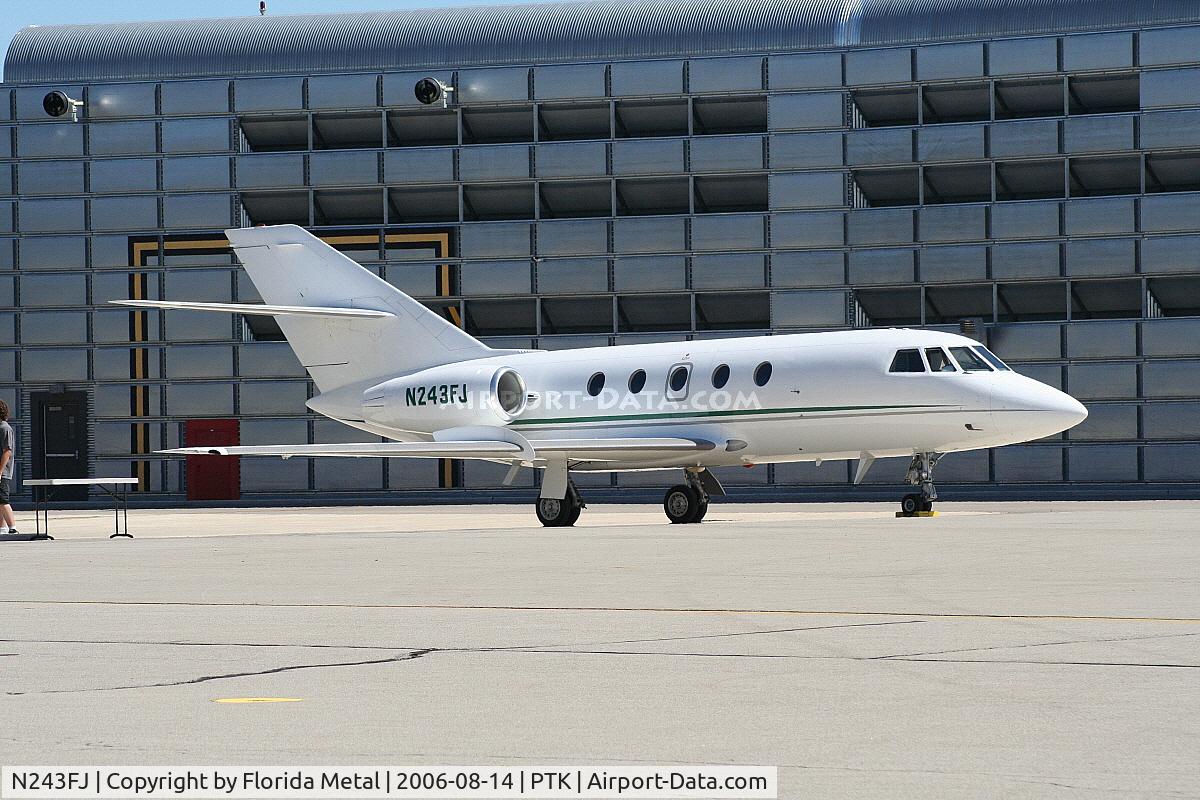N243FJ, 1980 Dassault Falcon (Mystere) 20 C/N 430, Run up area