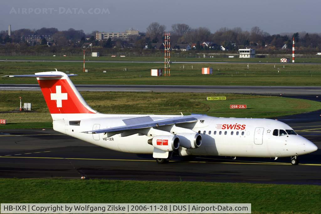 HB-IXR, 1996 British Aerospace Avro 146-RJ100 C/N E3281, visitor