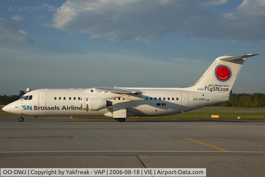 OO-DWJ, 1999 British Aerospace Avro 146-RJ100 C/N E3355, SN Brussels Bae 146