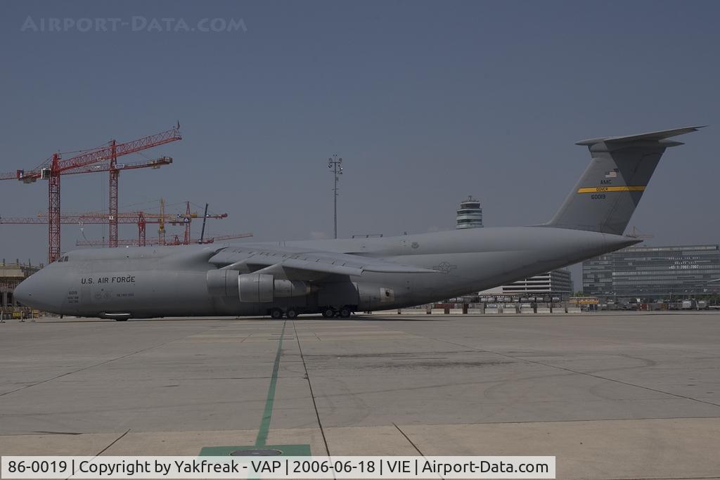 86-0019, 1986 Lockheed C-5B Galaxy C/N 500-0105, USAF C5