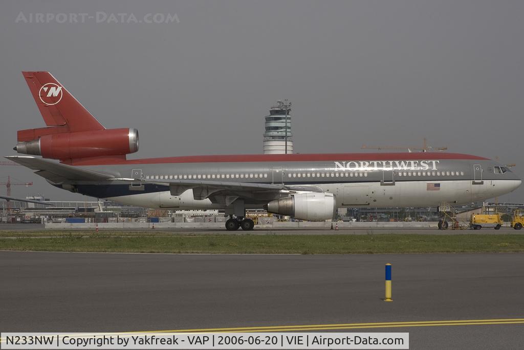 N233NW, 1974 Douglas DC-10-30 C/N 46640, Northwest Airlines DC10
