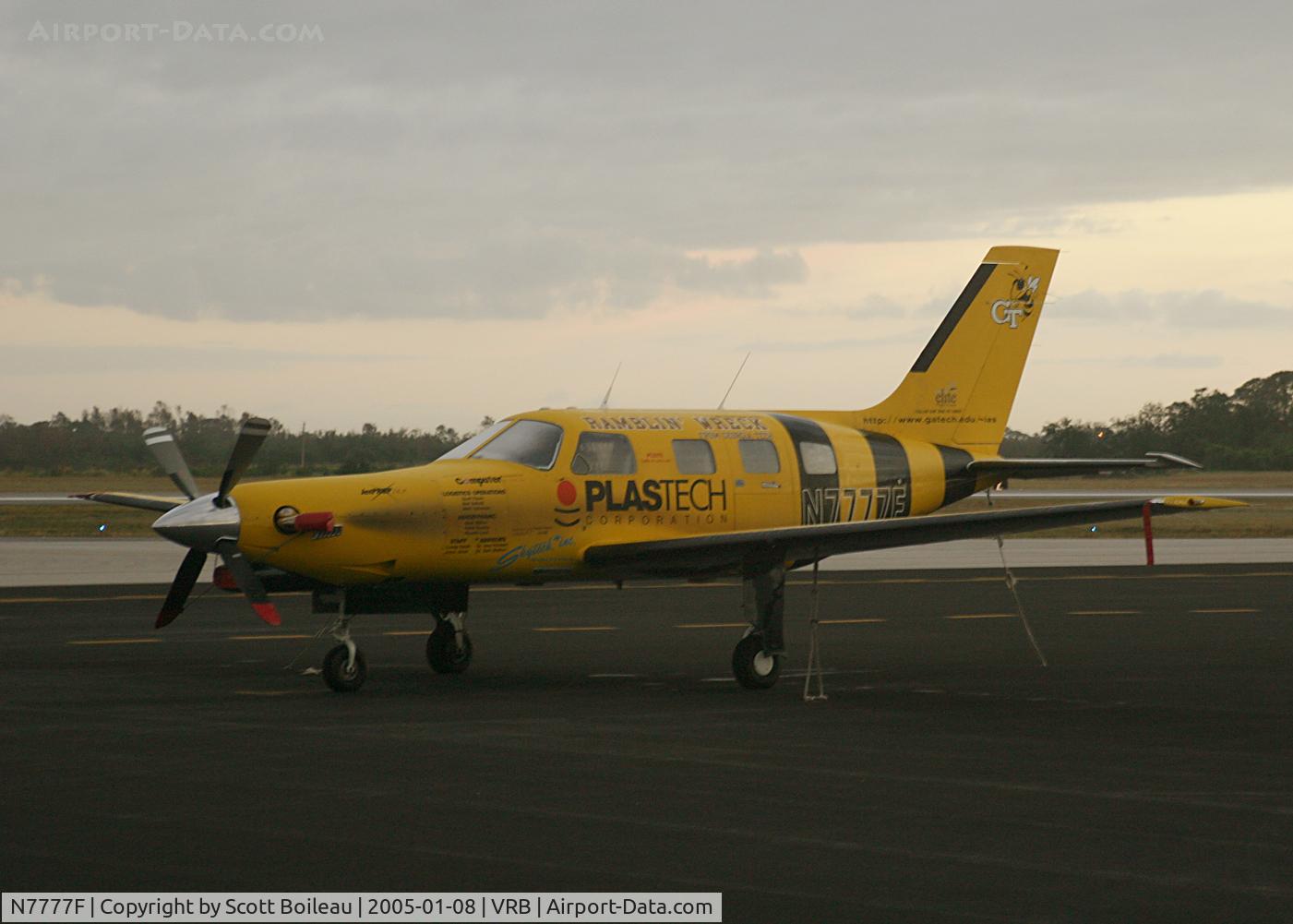 N7777F, 1989 Piper PA-46-350P Malibu Mirage C/N 4622016, Vero Beach