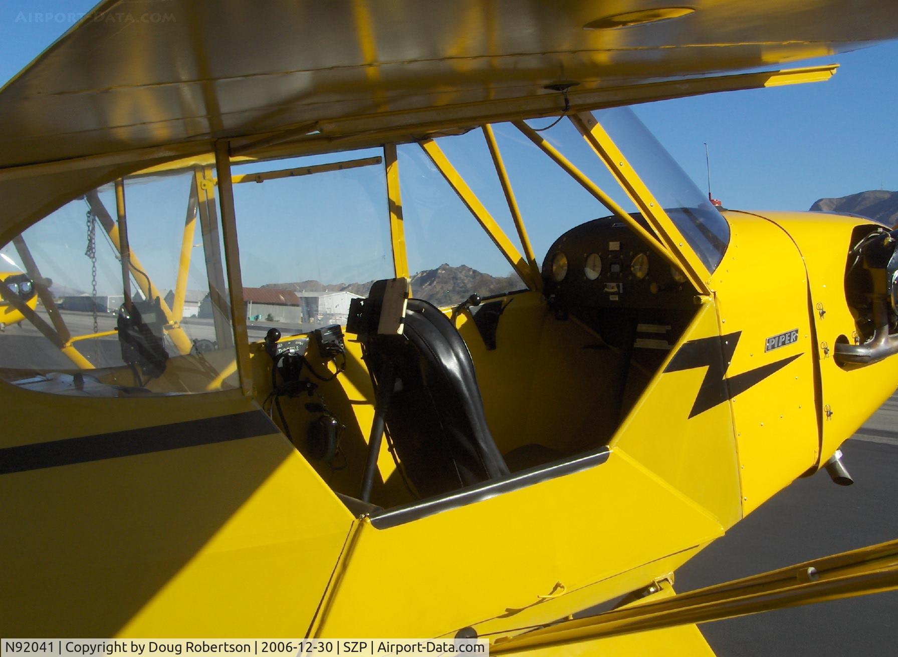 N92041, 1946 Piper J3C-65 Cub C/N 16474, 1946 Piper J3C-65 CUB, Continental A&C65 65 Hp, cabin