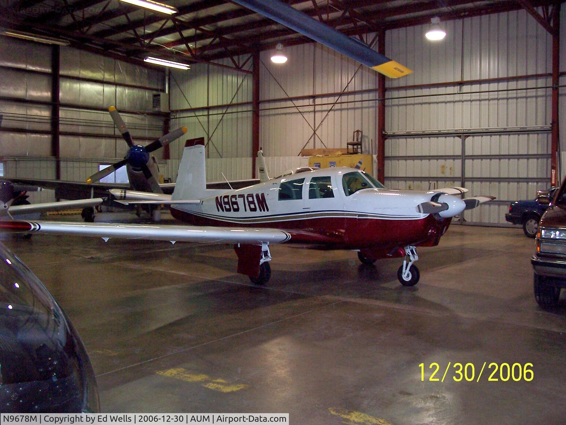 N9678M, 1966 Mooney M20C Ranger C/N 670014, In the hangar