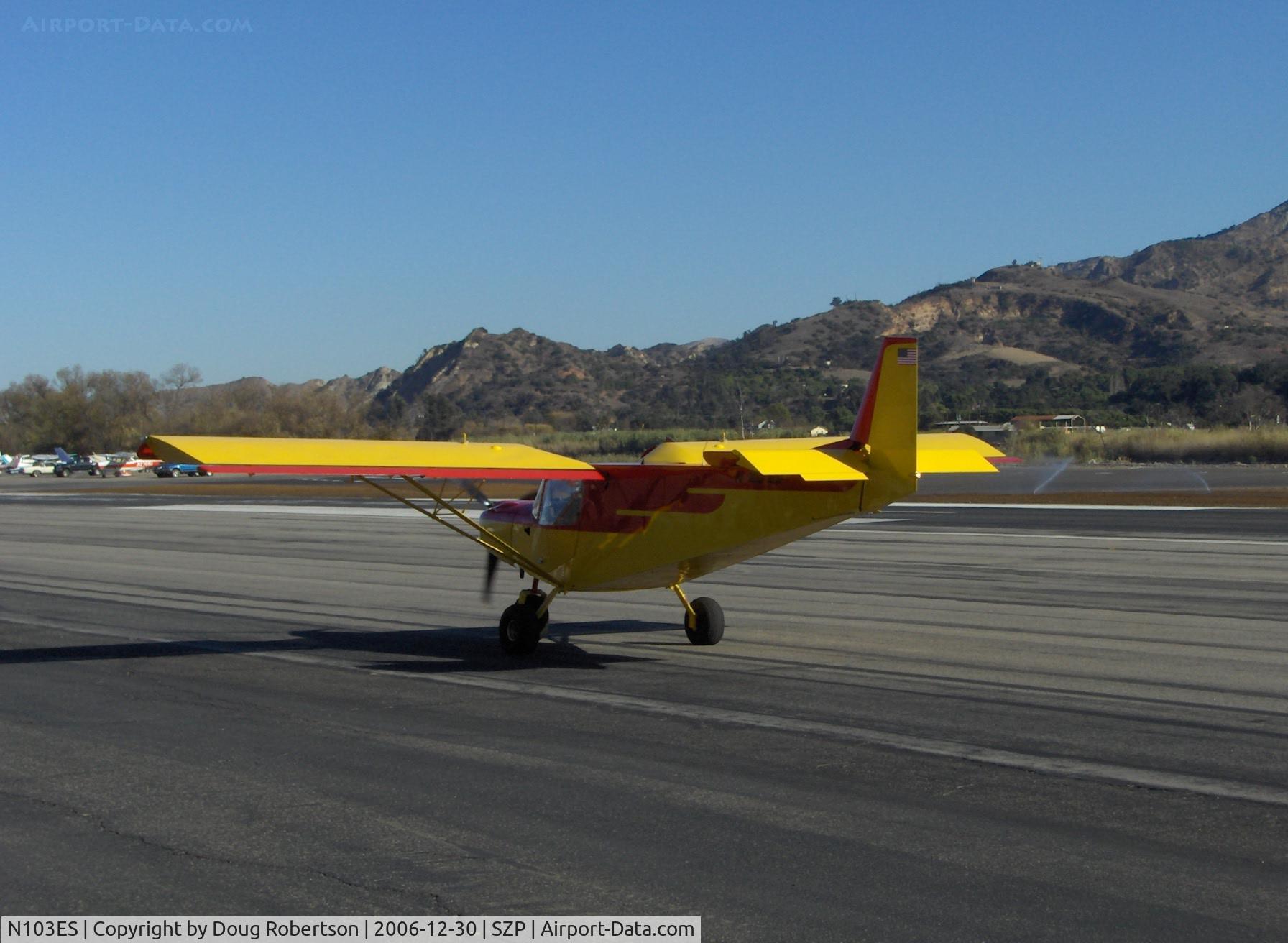 N103ES, 2005 Zenair CH-701SP C/N 7-9728, 2005 Vaillancourt ZENAIR STOL CH701-SP 'Sky Jeep', taxi to Rwy 22