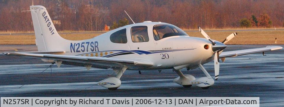 N257SR, 2006 Cirrus SR22 C/N 2132, Cirrus SR 22 in Danville Va.