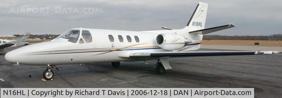 N16HL, 1978 Cessna 501 Citation I/SP C/N 501-0059, 1978 Cessna 501 in Danville Va.