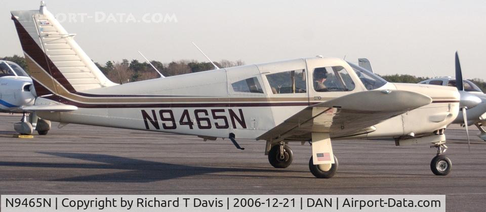 N9465N, 1969 Piper PA-28R-200 C/N 28R-35181, 1969 Piper PA-28R-200 in Danville Va.