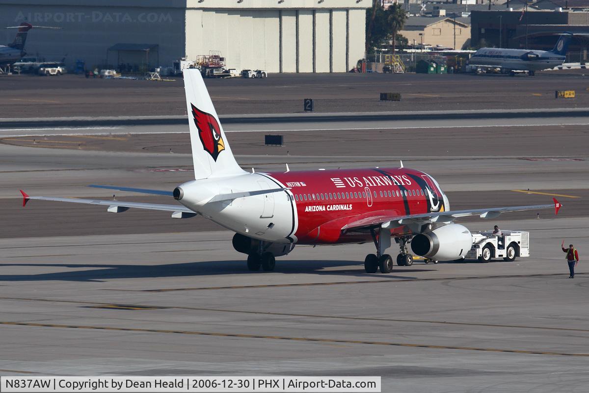 N837AW, 2005 Airbus A319-132 C/N 2595, US Airways (America West) N837AW 