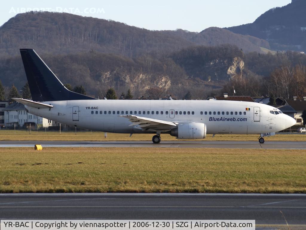 YR-BAC, 1986 Boeing 737-377 C/N 23653, Blue Air