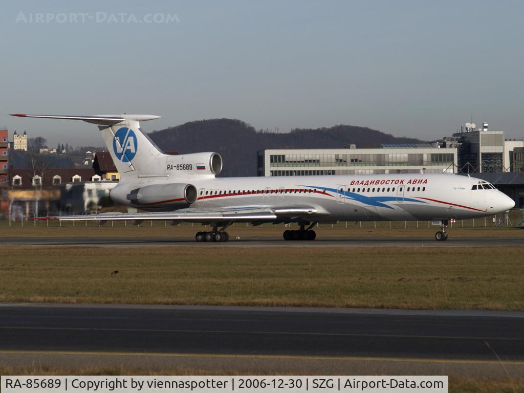 RA-85689, 1990 Tupolev Tu-154M C/N 90A860, Vladivostok Avia Tu-154M