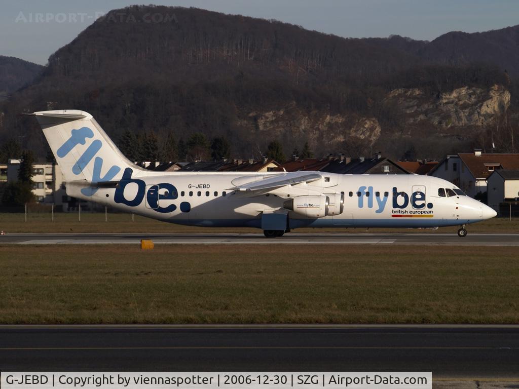 G-JEBD, 1991 British Aerospace BAe.146-300 C/N E3191, Flybe Avro