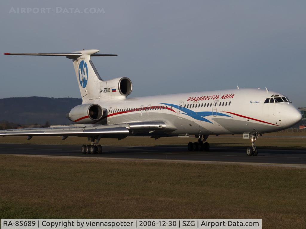 RA-85689, 1990 Tupolev Tu-154M C/N 90A860, Vladivostok Avia Tu-154M