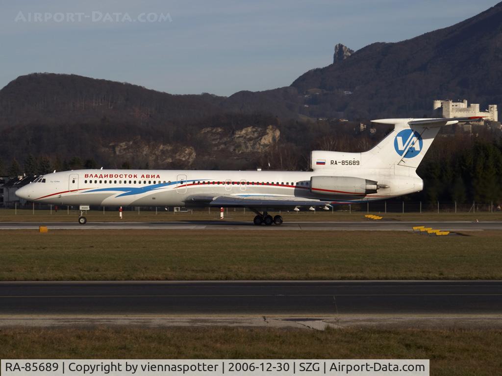 RA-85689, 1990 Tupolev Tu-154M C/N 90A860, Vladivostok Avia Tu-154M