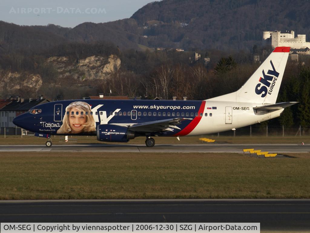 OM-SEG, 1992 Boeing 737-5Y0 C/N 25289, SkyEurope B737 + Miss Austria 2006