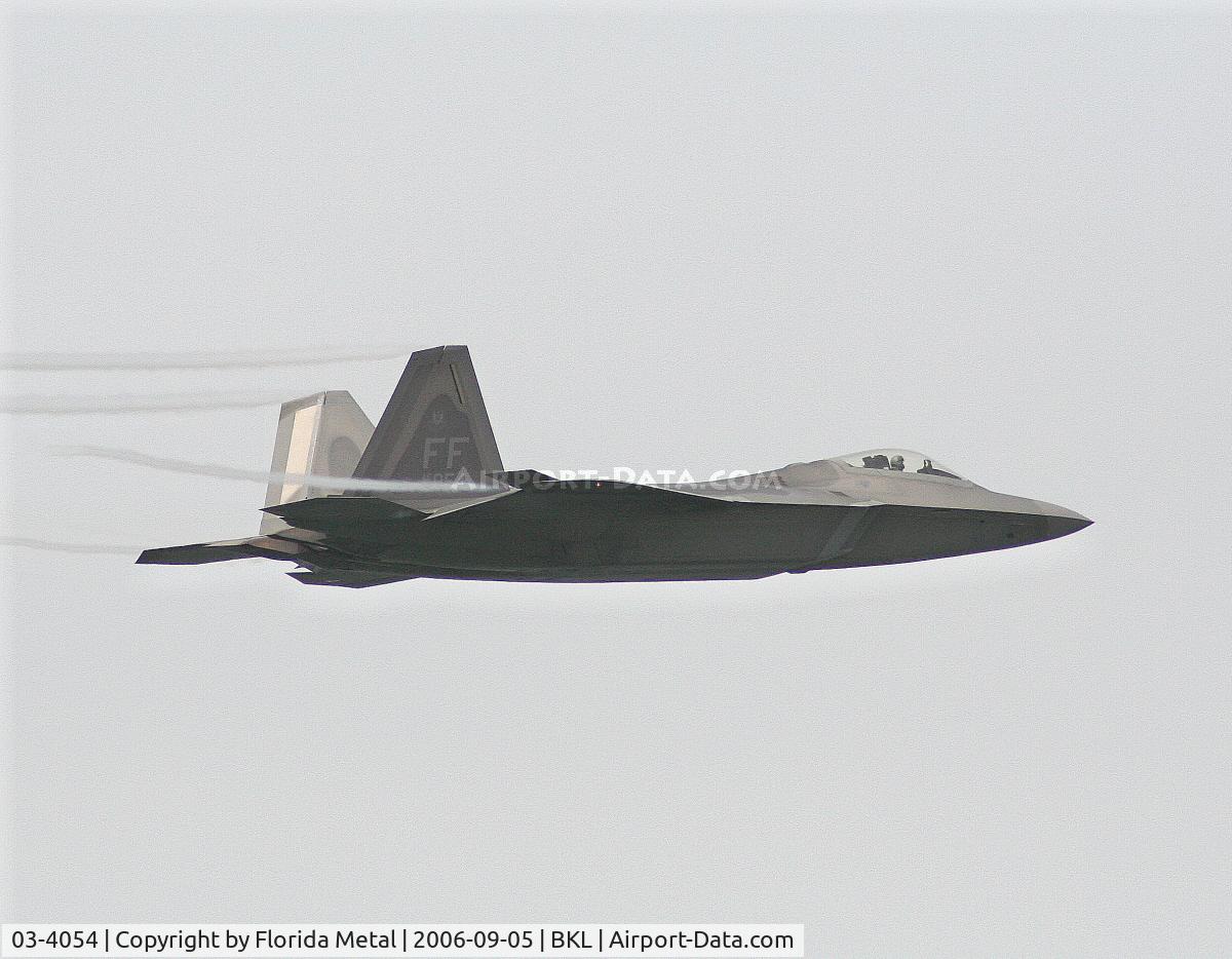 03-4054, 2003 Lockheed Martin F-22A Raptor C/N 4054, F-22
