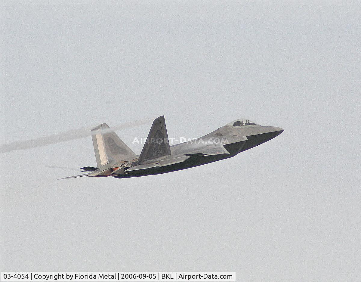 03-4054, 2003 Lockheed Martin F-22A Raptor C/N 4054, F-22