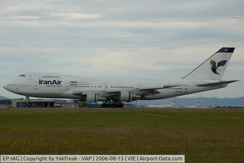 EP-IAG, 1976 Boeing 747-286B C/N 21217, Iran Air Boeing 747-200