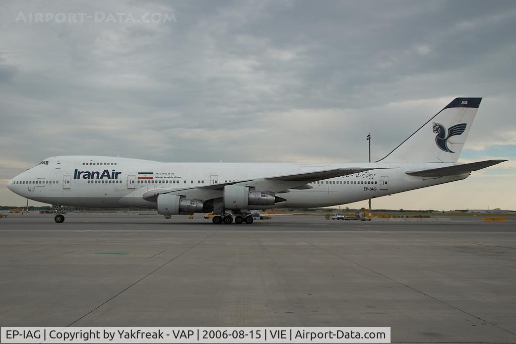 EP-IAG, 1976 Boeing 747-286B C/N 21217, Iran Air Boeing 747-200