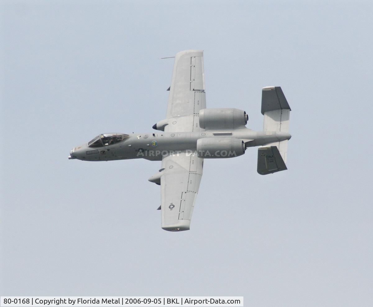 80-0168, 1980 Fairchild Republic A-10A Thunderbolt II C/N A10-0518, A-10