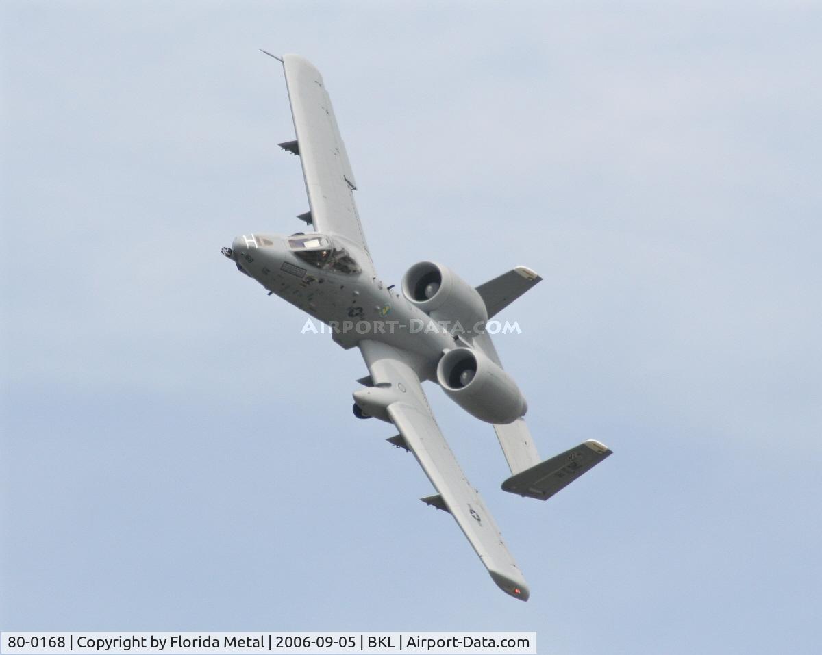 80-0168, 1980 Fairchild Republic A-10A Thunderbolt II C/N A10-0518, A-10
