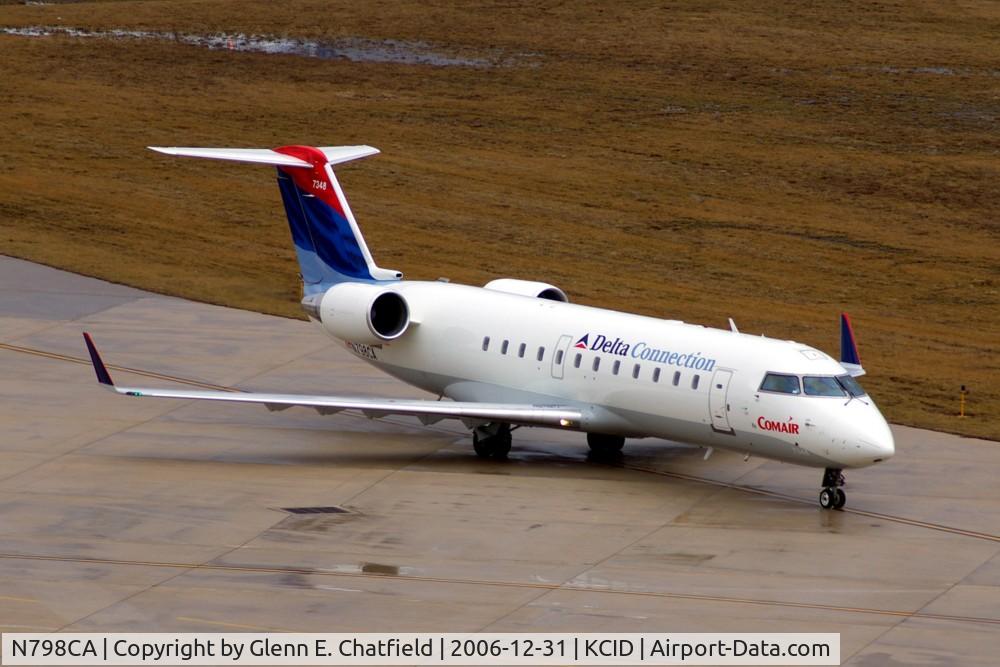 N798CA, 1999 Bombardier CRJ-100ER (CL-600-2B19) C/N 7348, Comair taxiing out for departure to CVG