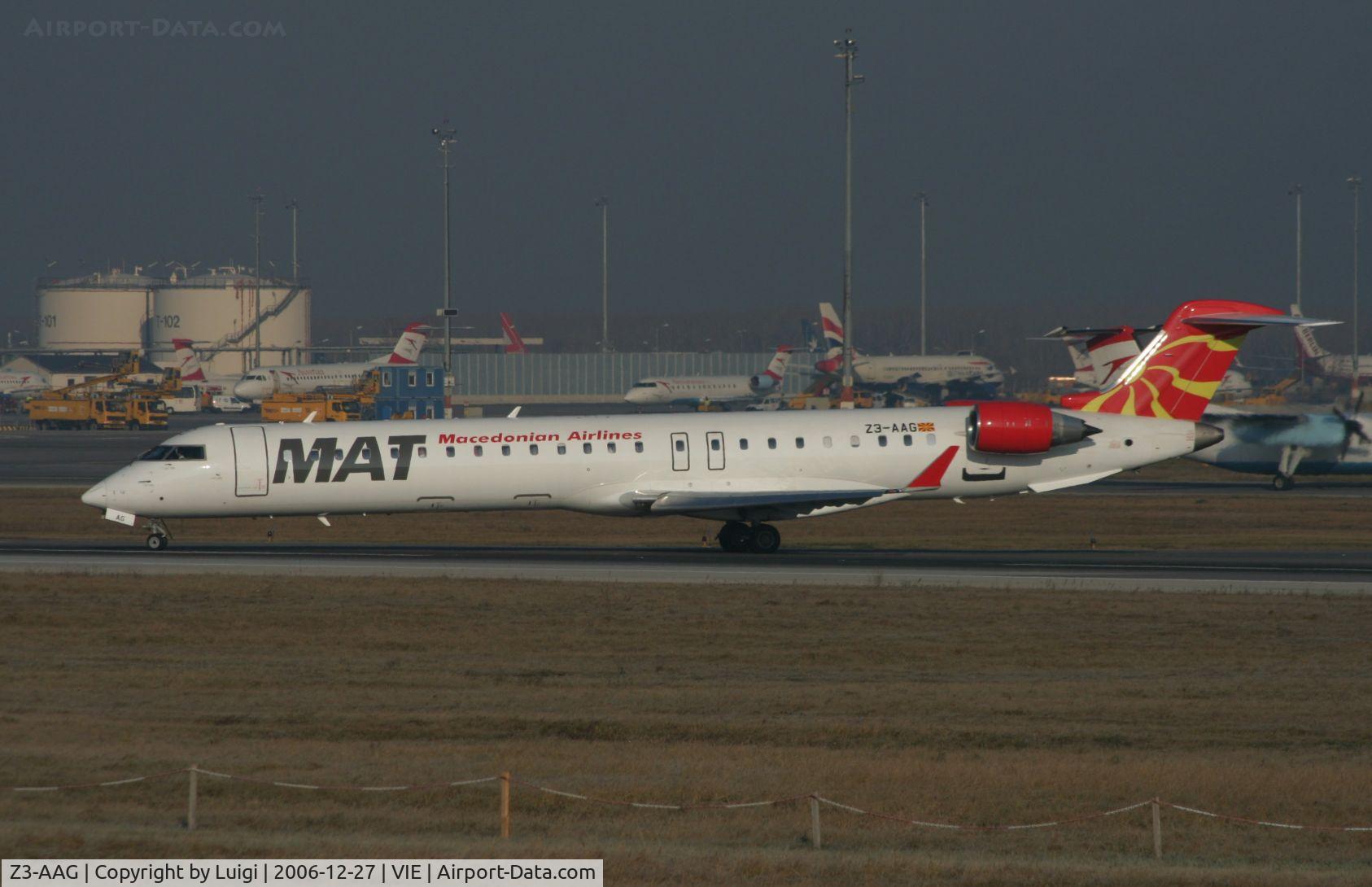 Z3-AAG, 2001 Bombardier CRJ-900LR (CL-600-2D24) C/N 15001, MAT CRJ 900