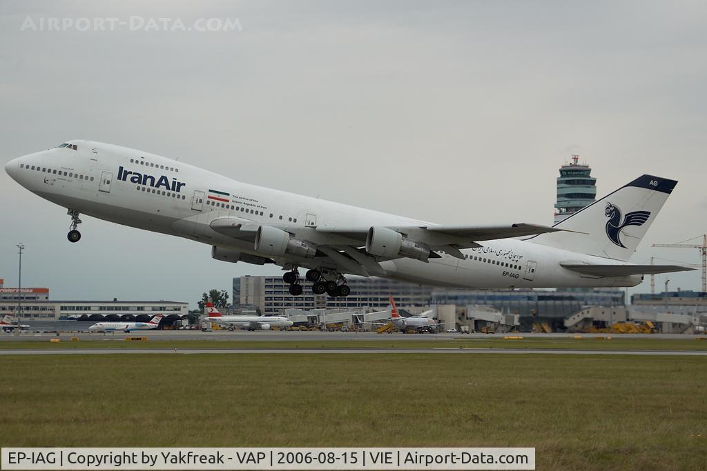 EP-IAG, 1976 Boeing 747-286B C/N 21217, Iran Air Boeing 747-200
