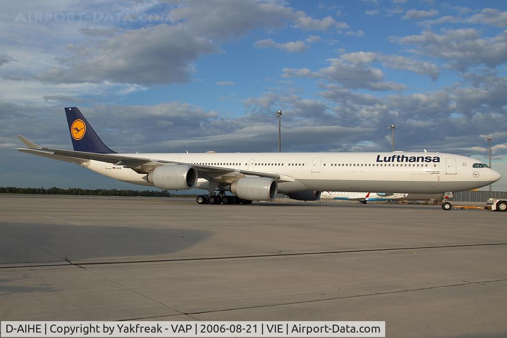 D-AIHE, 2003 Airbus A340-642 C/N 540, Lufthansa Airbus 340-600