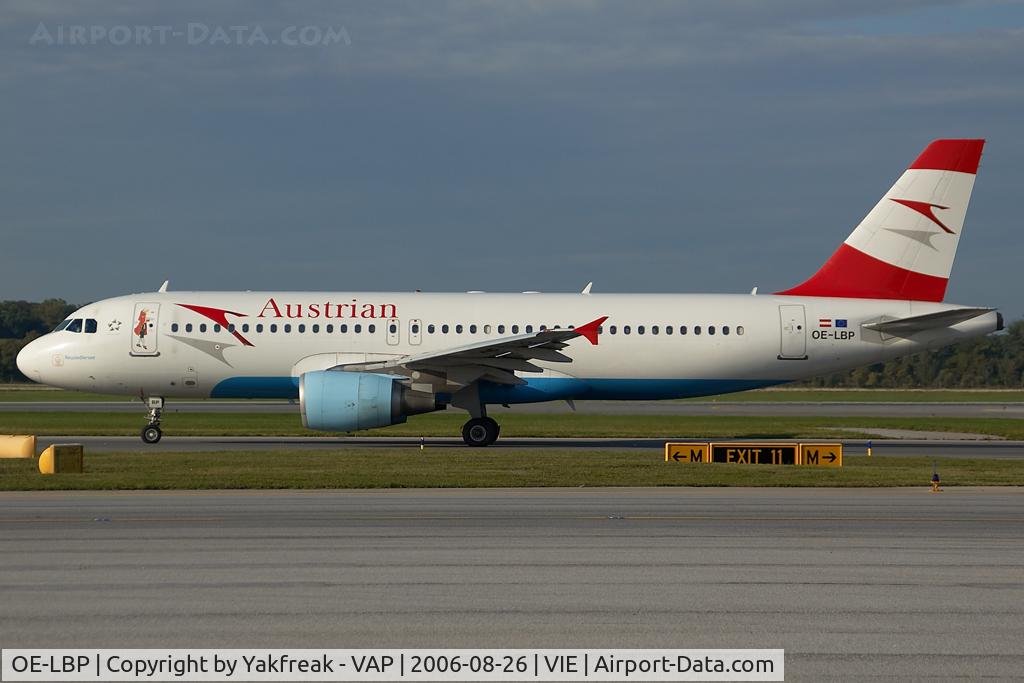 OE-LBP, 1998 Airbus A320-214 C/N 797, Austrian Airlines Airbus 320