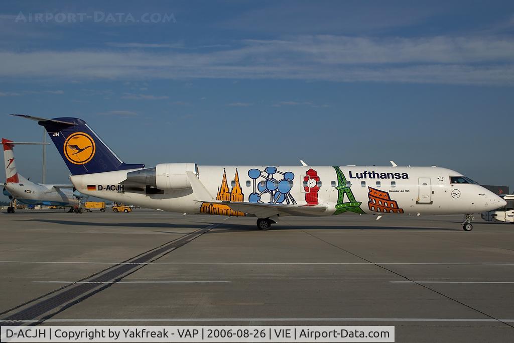 D-ACJH, 1998 Canadair CRJ-200LR (CL-600-2B19) C/N 7266, Lufthansa Regional Canadair Regionaljet in special colors