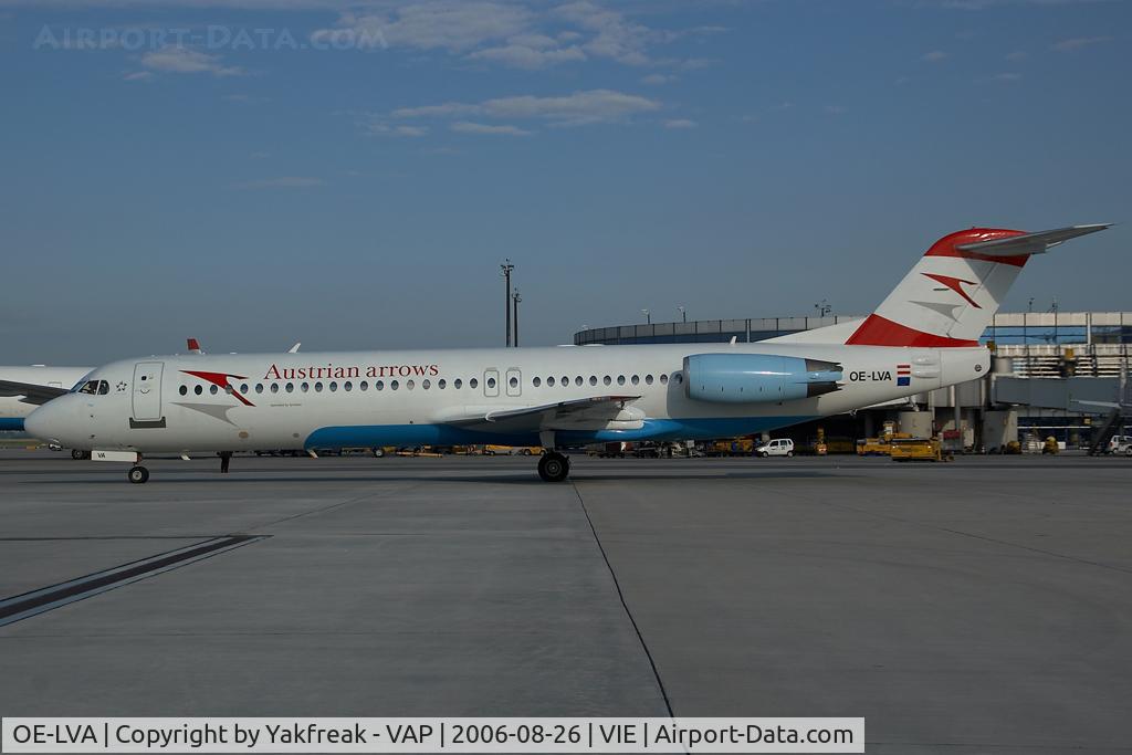 OE-LVA, 1994 Fokker 100 (F-28-0100) C/N 11490, Austrian Arrows Fokker 100