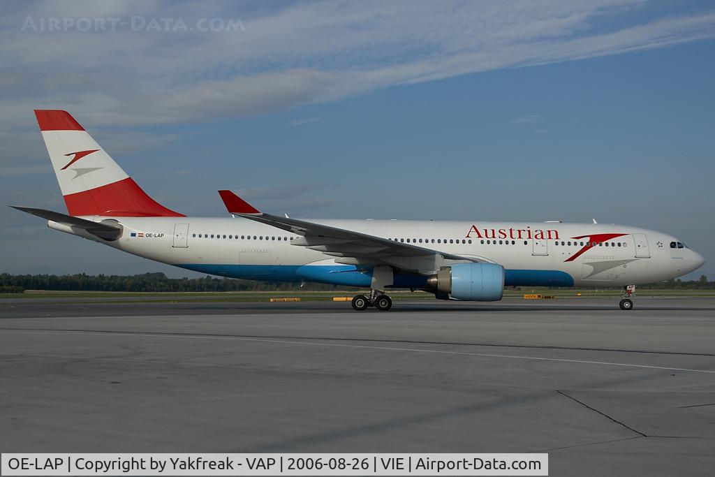 OE-LAP, 2000 Airbus A330-223 C/N 317, Austrian Airlines Airbus 330-200