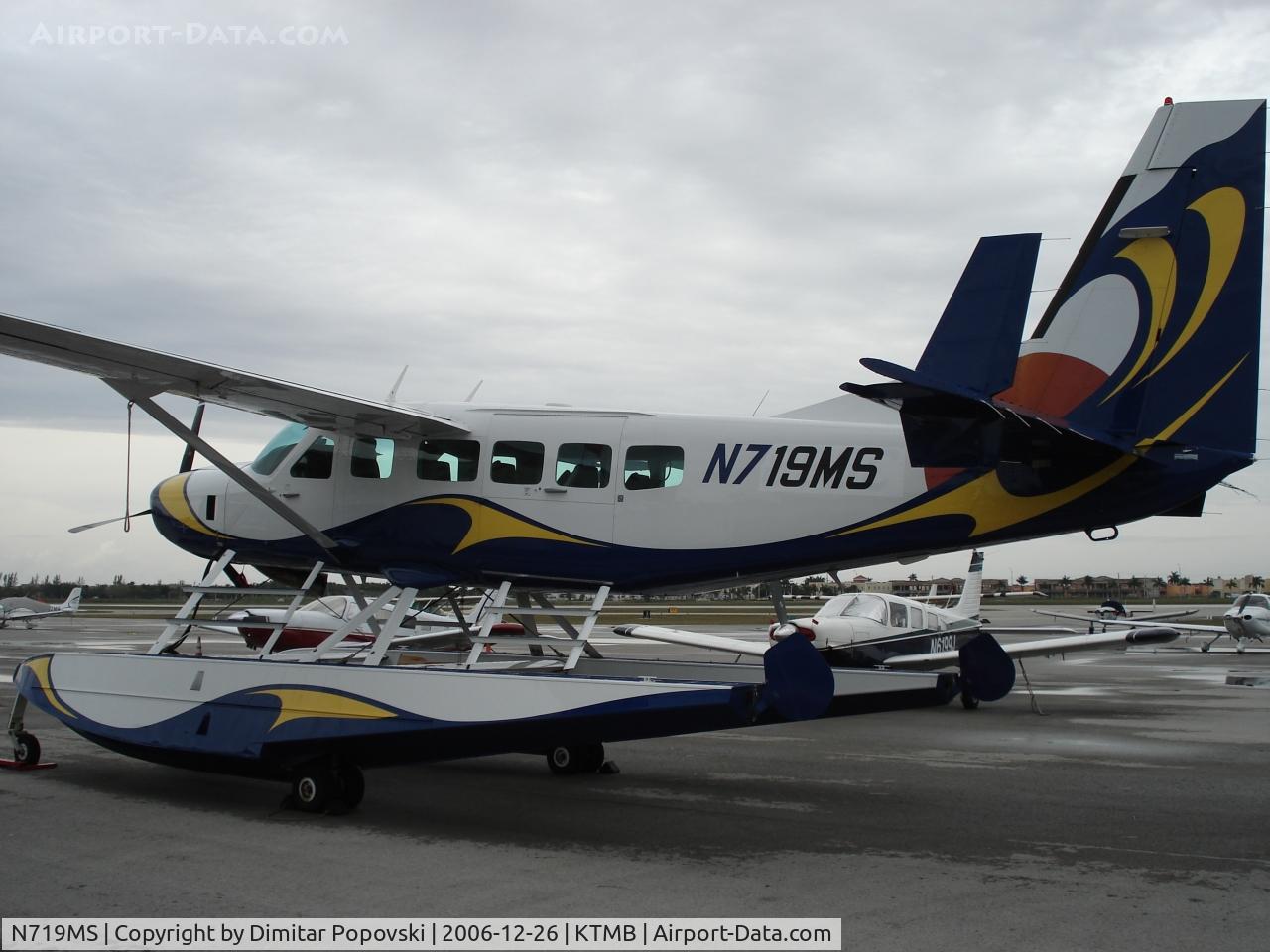 N719MS, 2006 Cessna 208 C/N 20800402, Undergoing avionics upgrade at Tamiami.