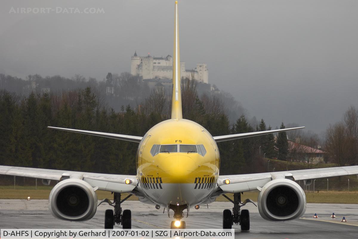 D-AHFS, 2000 Boeing 737-8K5 C/N 28623, Saison-Opening @ SZG