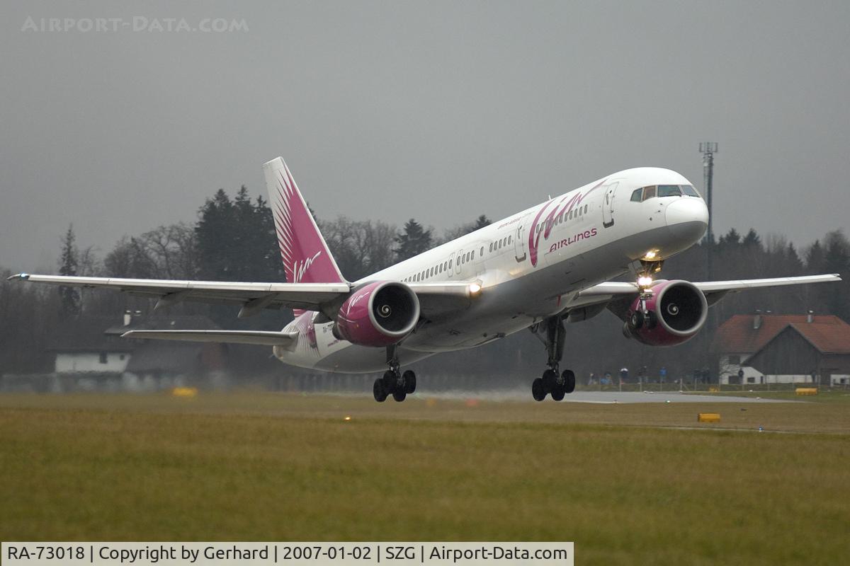 RA-73018, 1993 Boeing 757-230 C/N 26435, Saison-Opening @ SZG