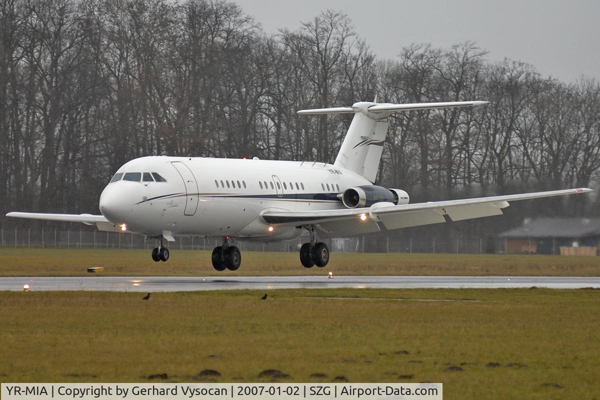 YR-MIA, 1984 BAC 111-492GM One-Eleven C/N 260, Saison-Opening @ SZG