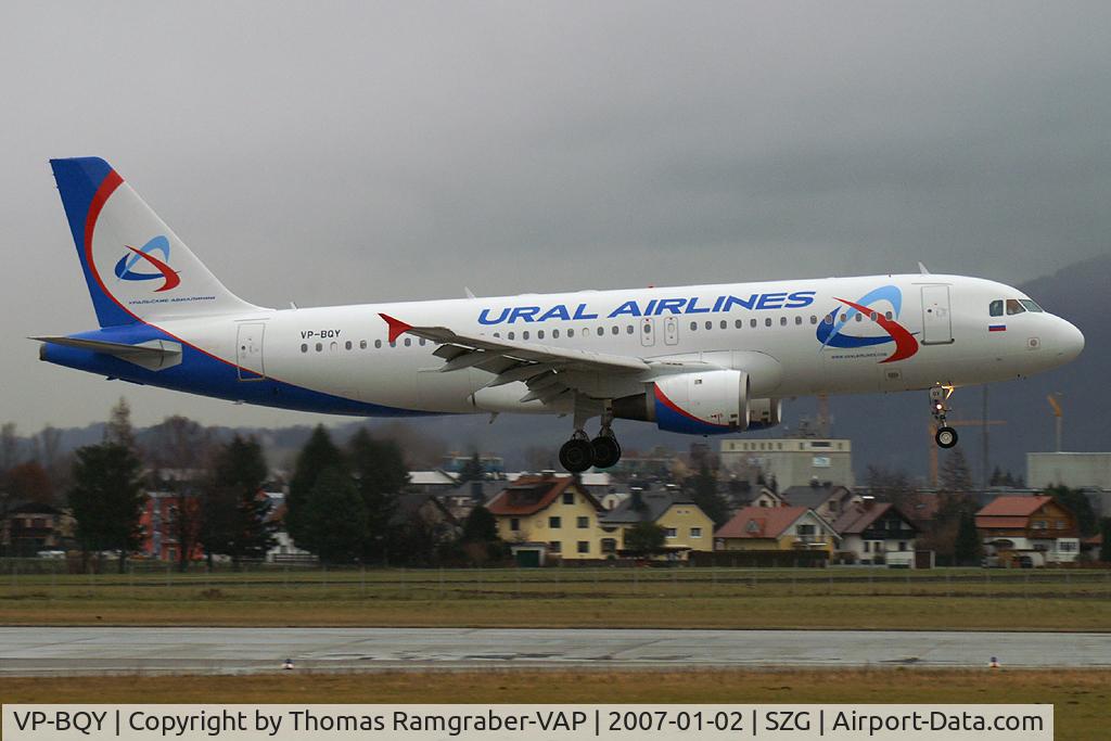 VP-BQY, 1990 Airbus A320-211 C/N 140, Ural Airlines A320-200