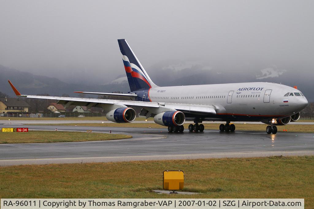 RA-96011, 1994 Ilyushin Il-96-300 C/N 74393201008, Aeroflot Ilyuschin 96