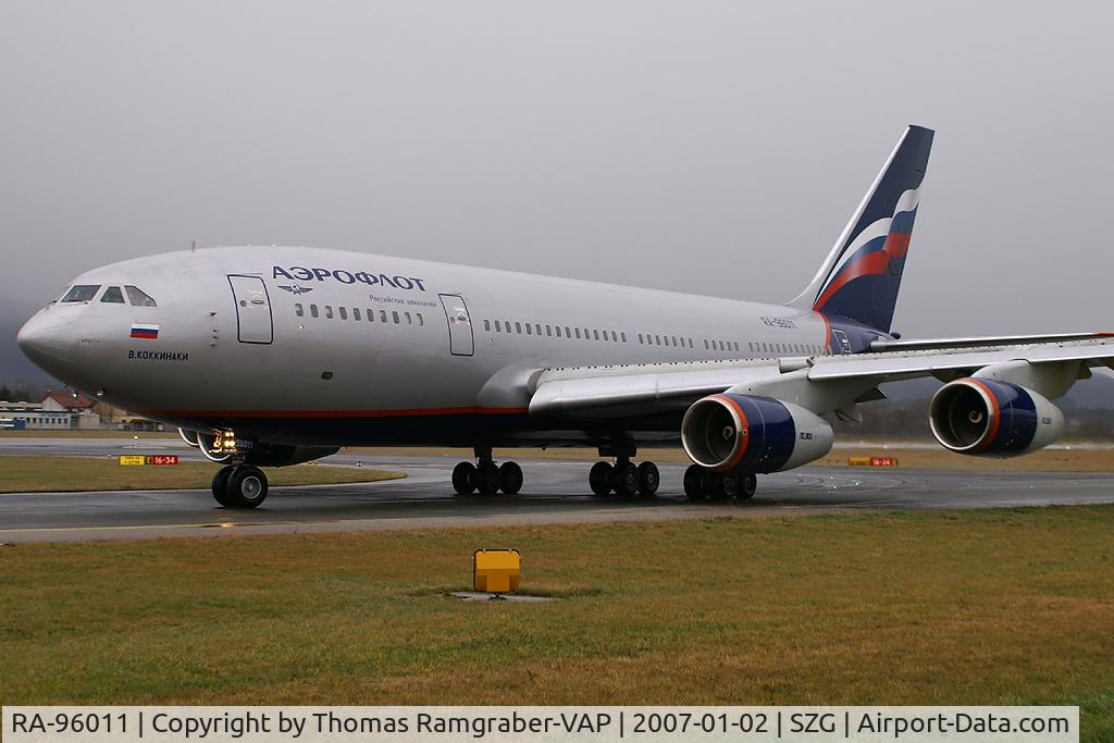RA-96011, 1994 Ilyushin Il-96-300 C/N 74393201008, Aeroflot Ilyuschin 96